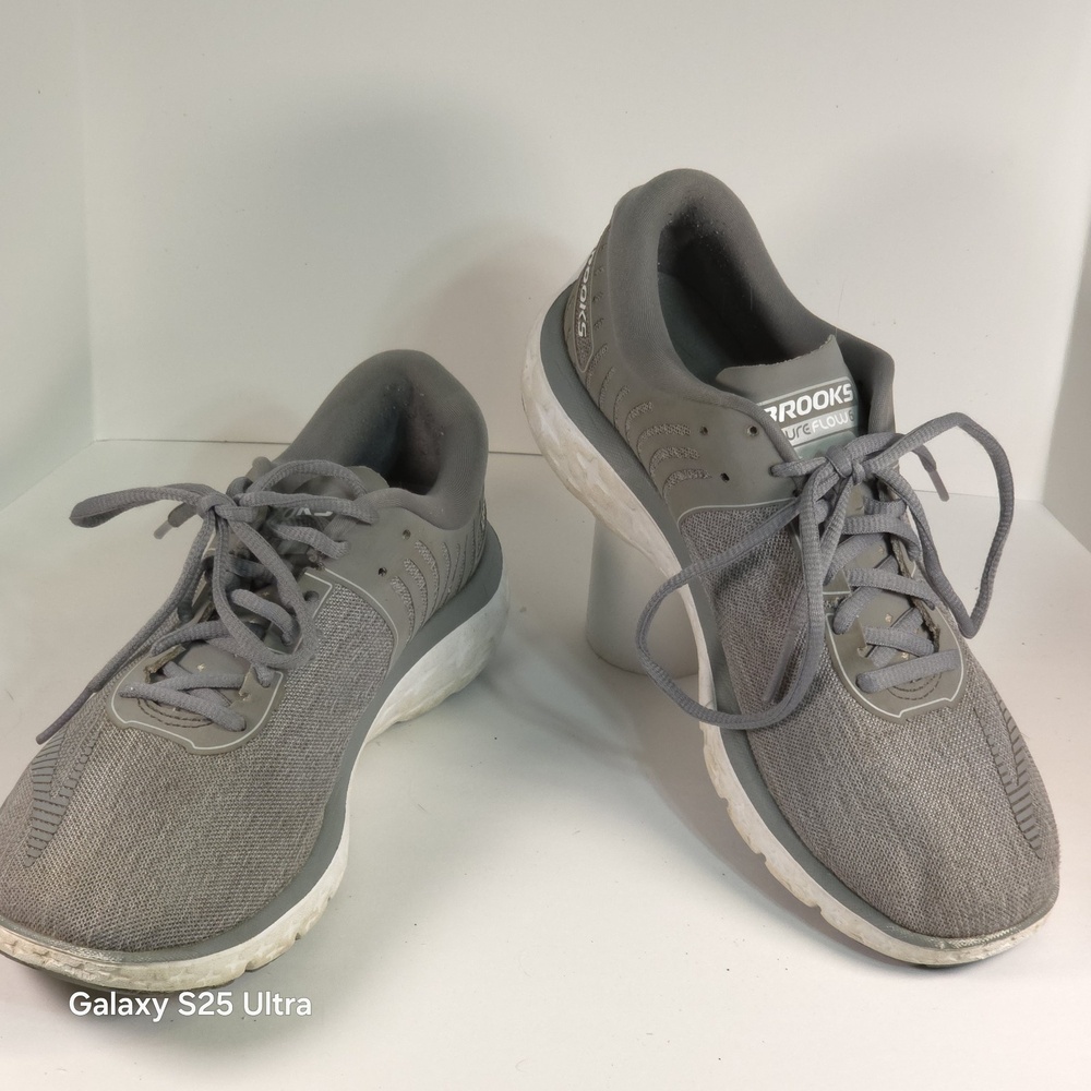 Brooks‎ Womens PureFlow 6 1202371B142 Gray Running Shoes Sneakers - Size 8.5
